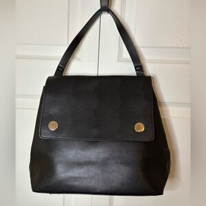 French Connection bag purse vegan black